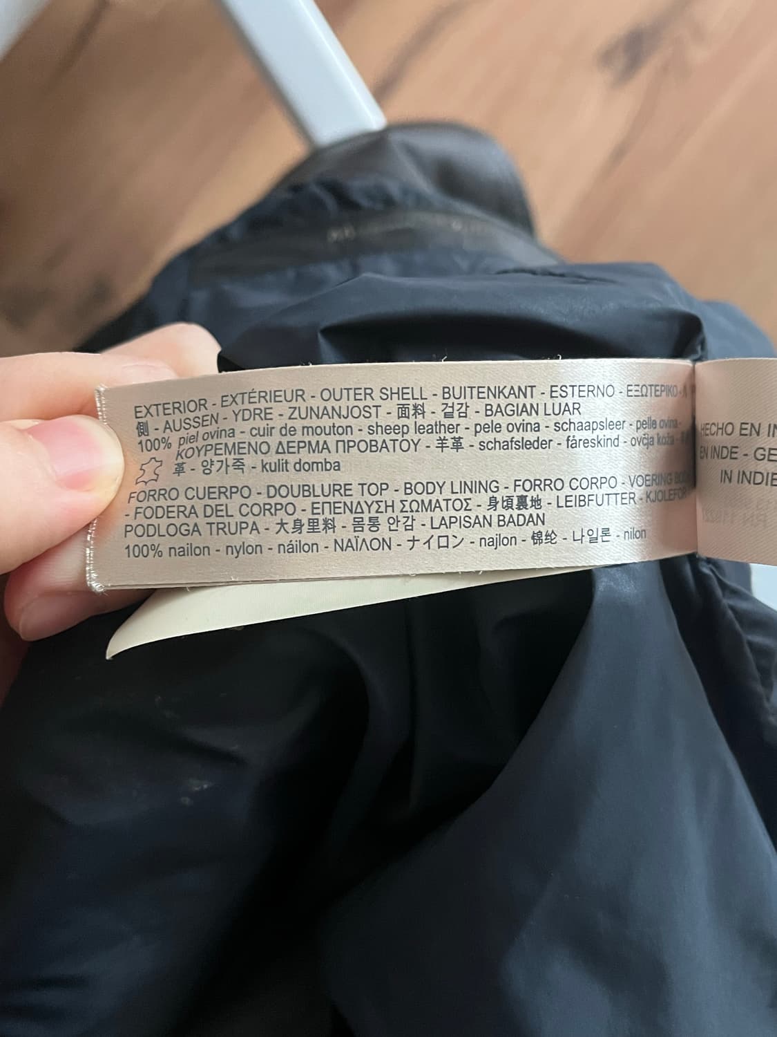 마시모두띠 램스킨 레더자켓 릭오웬스st 상품이미지4