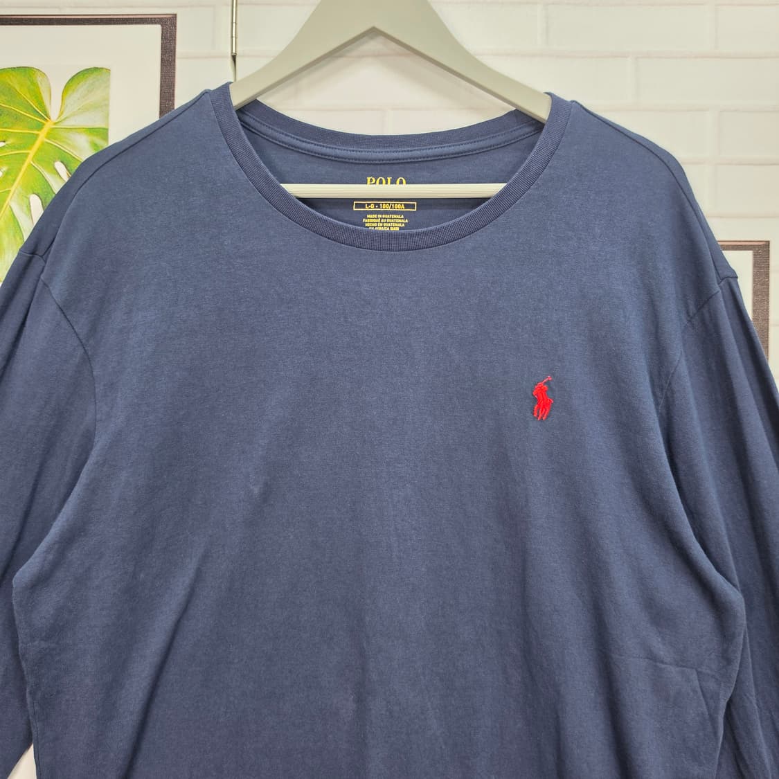 폴로랄프로렌 자수 로고 롱슬리브 긴팔 티셔츠 L사이즈 상품이미지2