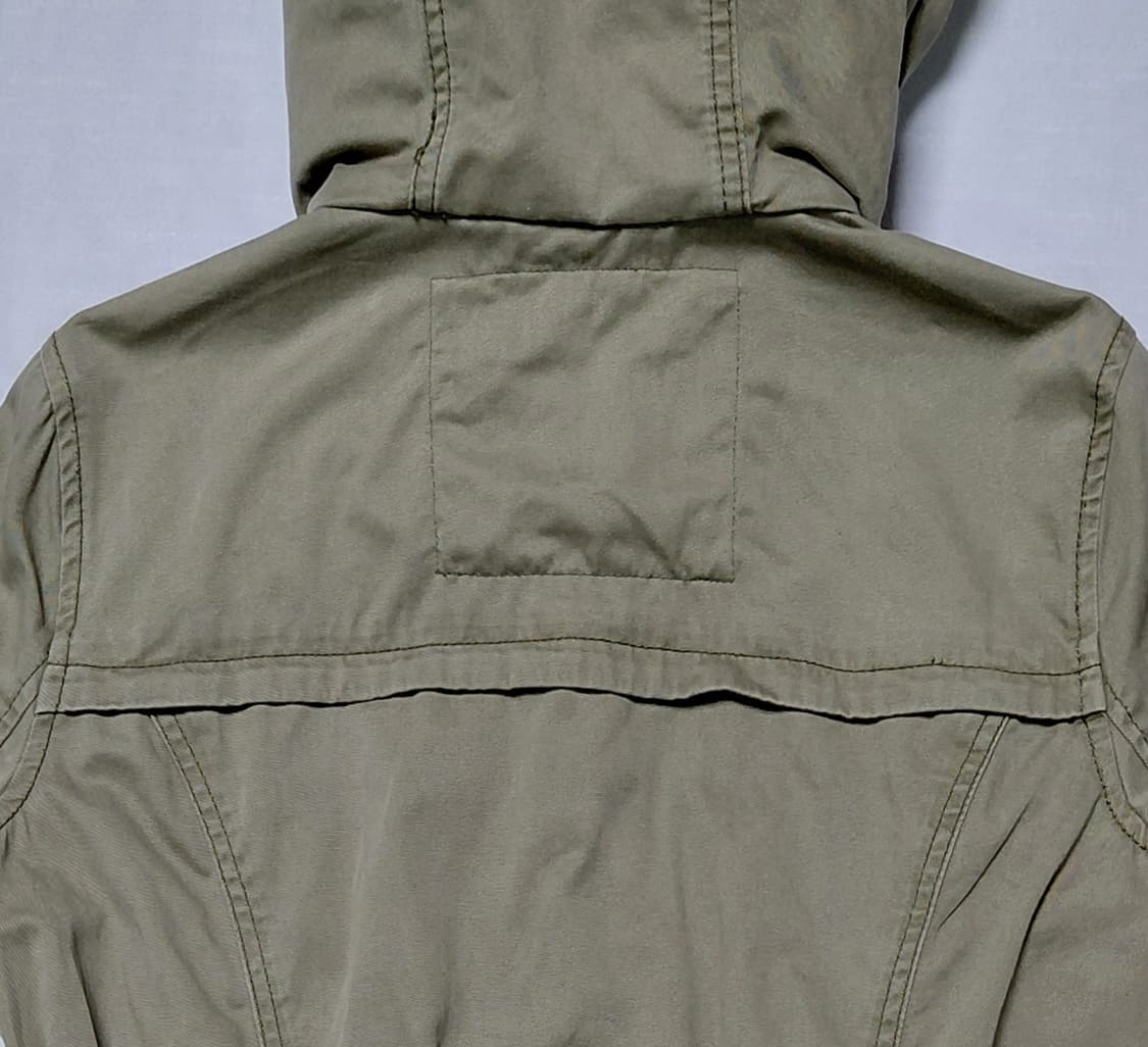 [L] 아베크롬비 여성 후드 야상 자켓 (카키) 상품이미지9