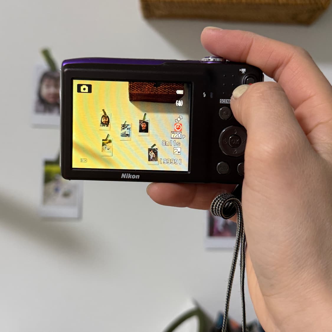 니콘 쿨픽스 s3300 빈티지 디카 디지털카메라 퍼플 상품이미지9