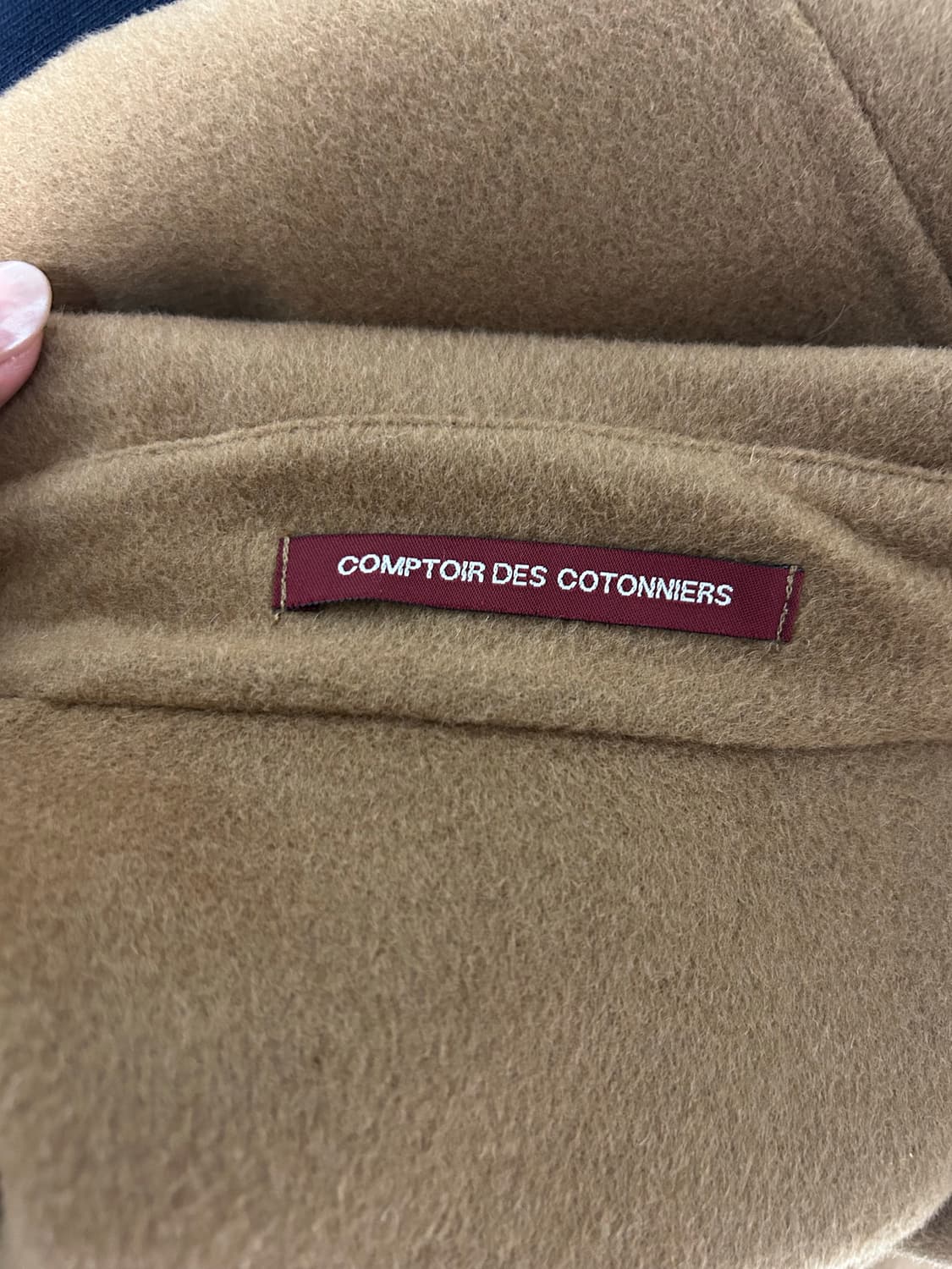 유니클로 X 꼼뜨와데꼬또니에 울코트 L 사이즈 상품이미지5