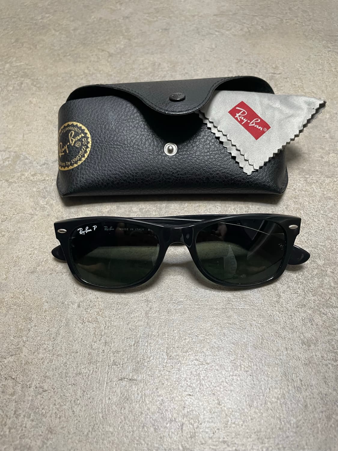 레이벤 2132 편광 52사이즈 polarized new wayfarer 상품이미지1