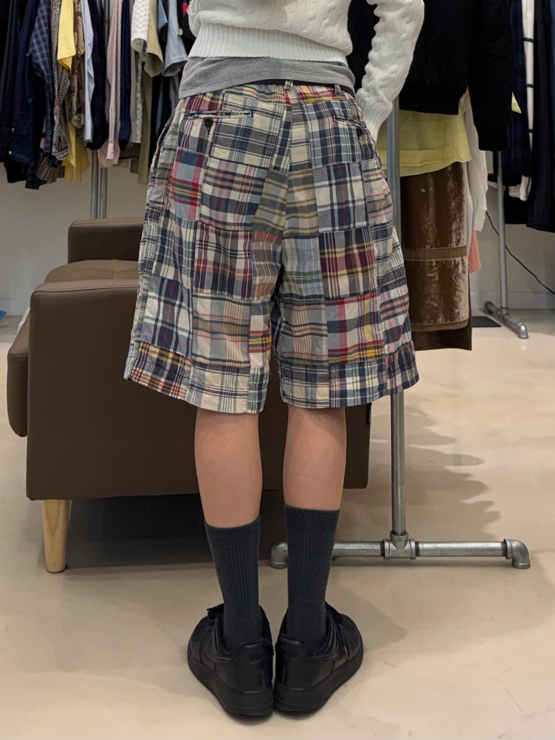 폴로 랄프로렌 마드라스 패치워크 쇼츠 상품이미지7