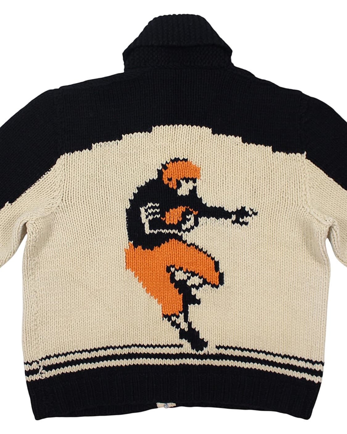 1960s 울 코위찬 집업 스웨터 럭비 빈티지 캐나다 상품이미지6