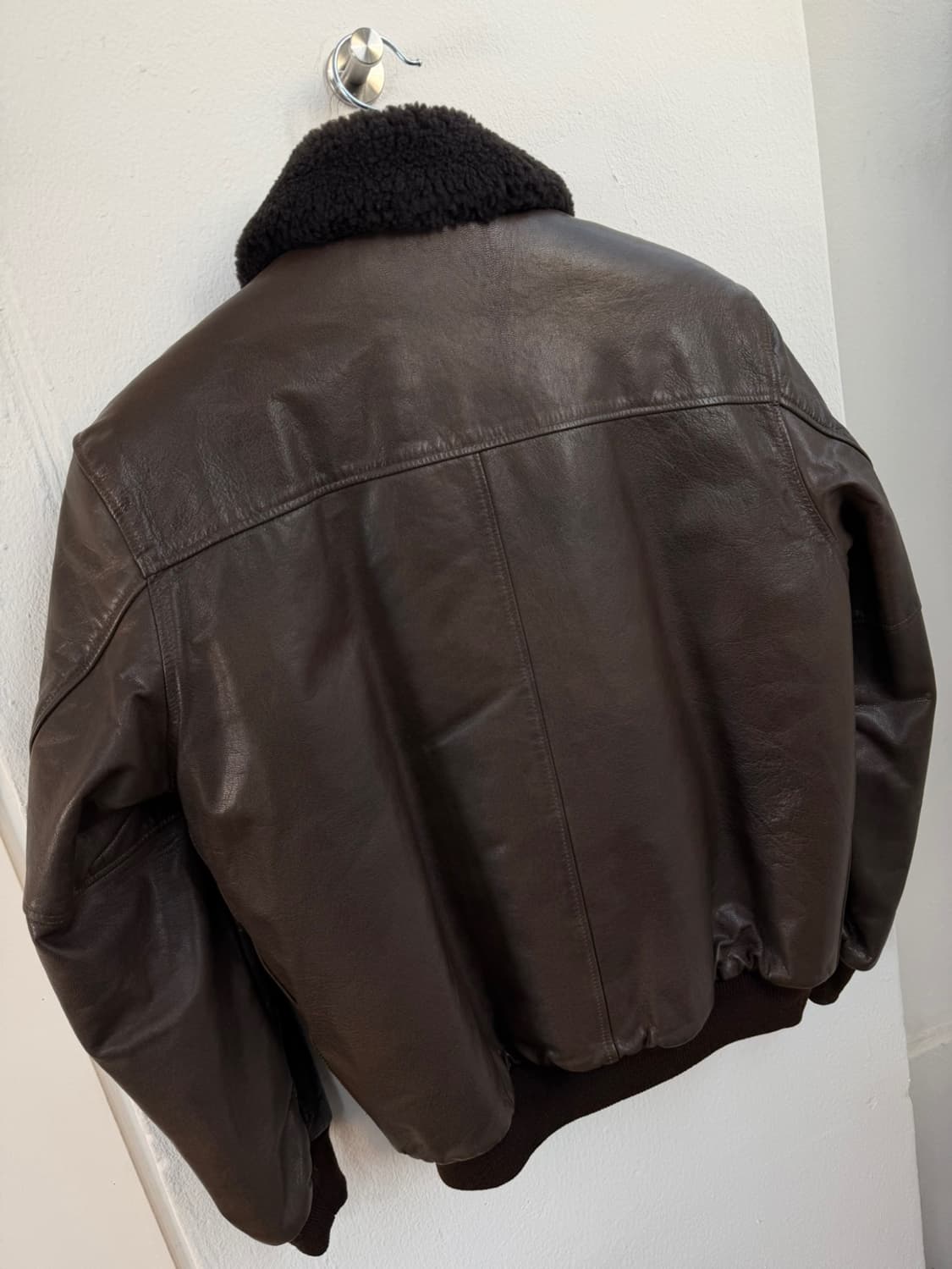 엘엘빈 G-1 플라이트 레더 봄버 자켓 상품이미지7