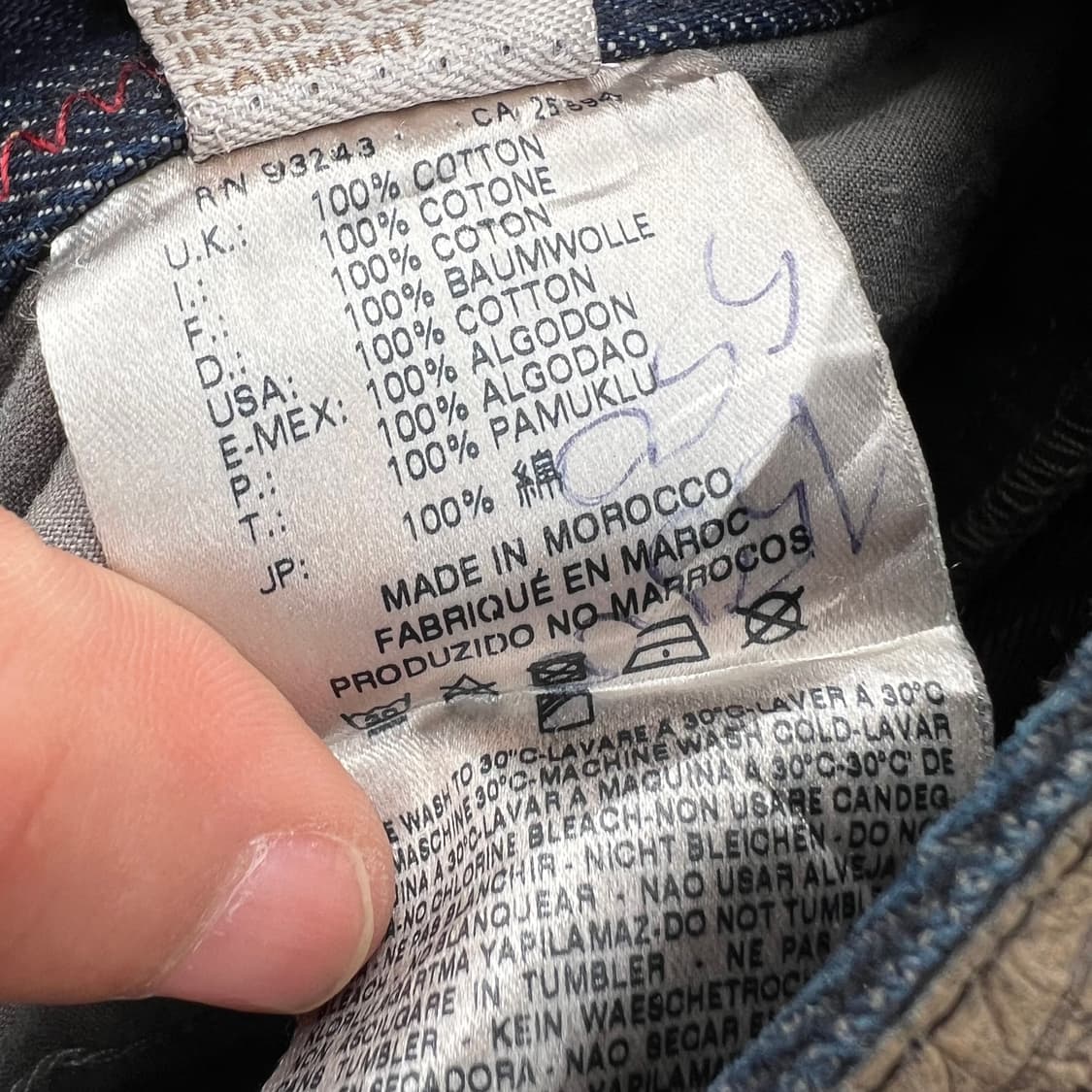 디젤 커스텀 벨보텀 진 상품이미지10