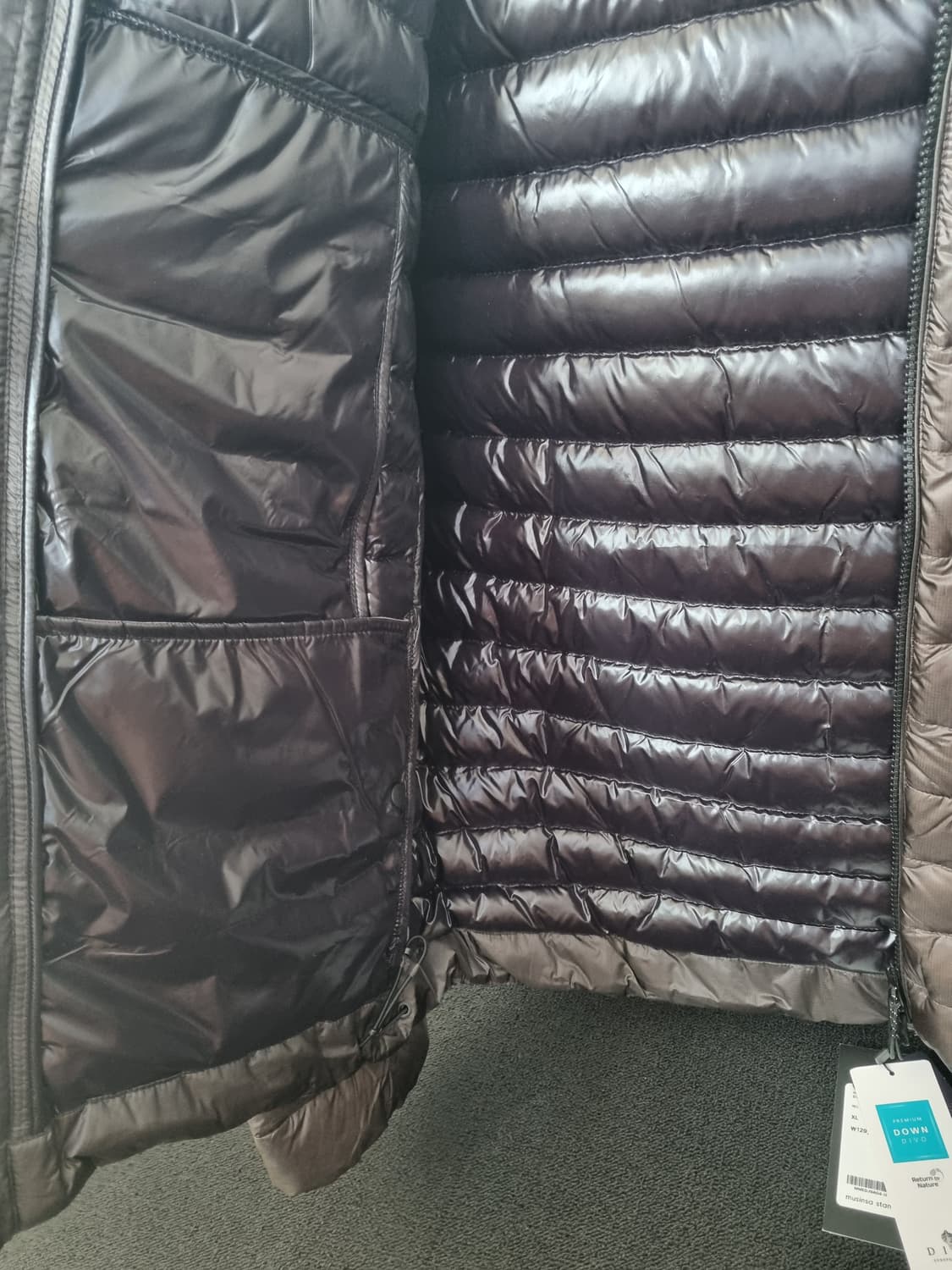 (XL 사이즈, 새상품)무신사 스탠다드 시티레저 립스탑 경량패딩 상품이미지3