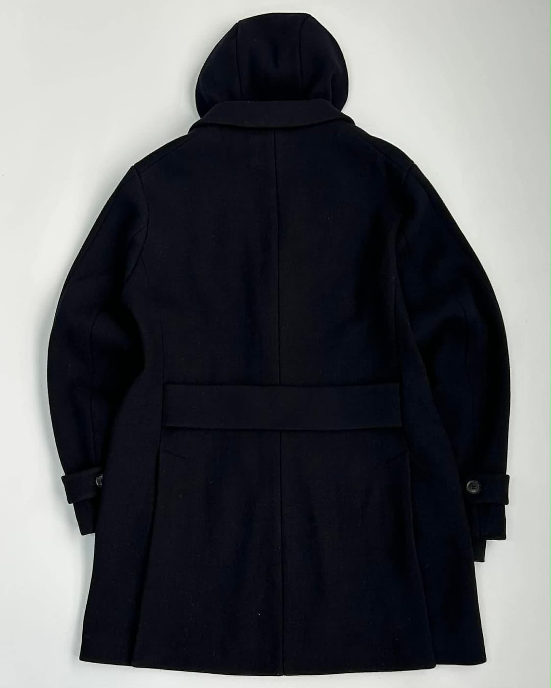 [50] 엠포리오 아르마니 후디드 레이어드 울 코트 상품이미지2