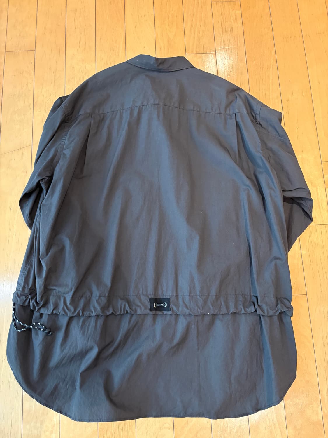 Wellder japan 웰더 벌룬 셔츠 블랙 상품이미지2