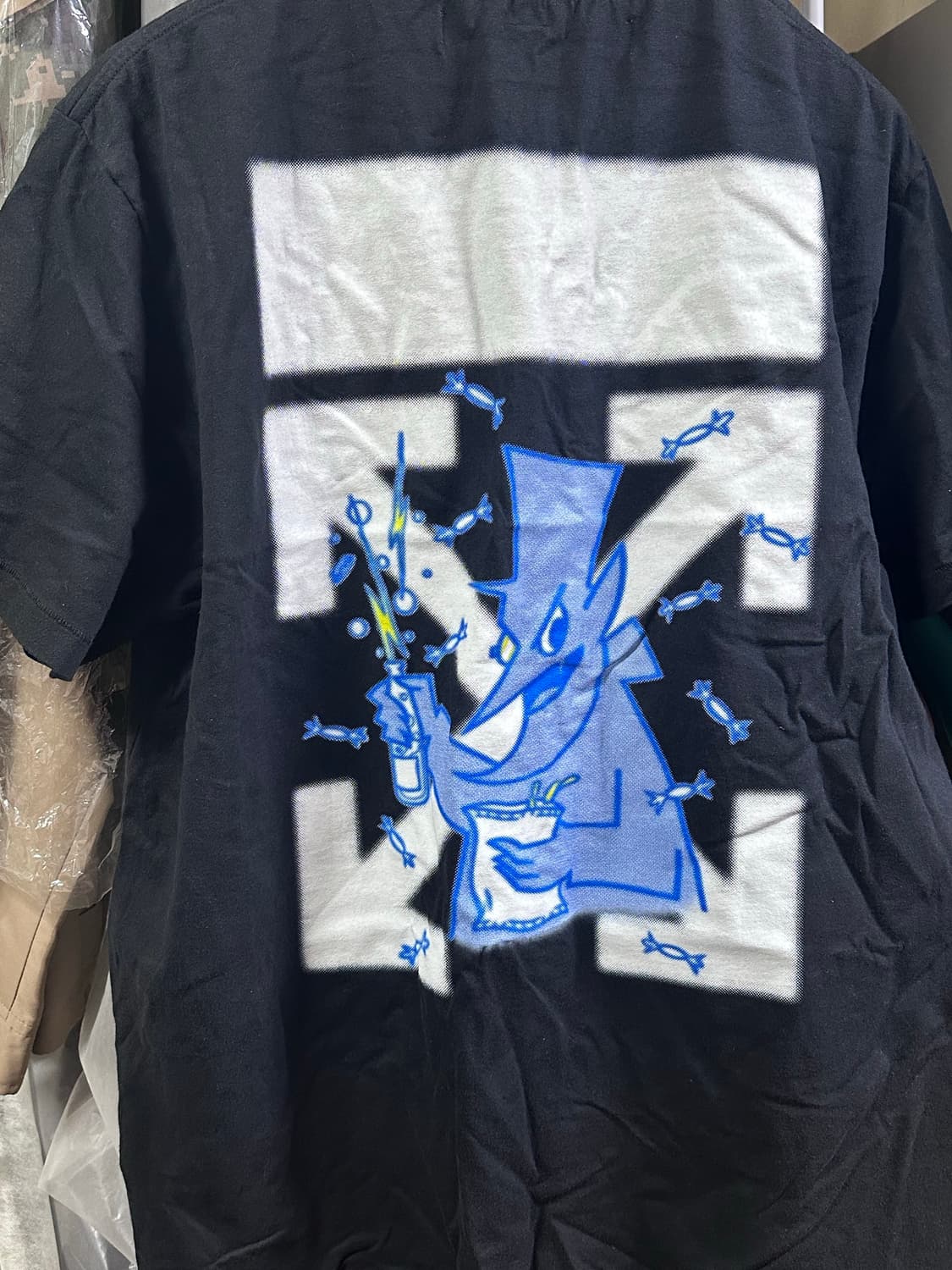 오프화이트x프라그먼트 반팔 티셔츠  상품이미지2