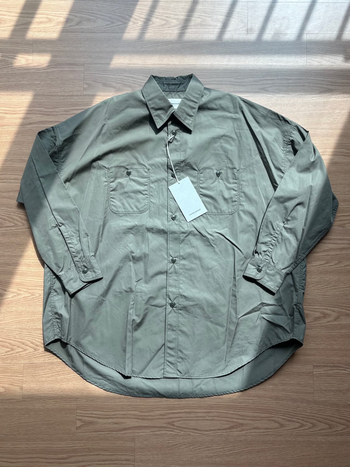 [새상품] 마카웨어 markaware 롱 텐트 셔츠 상품이미지1