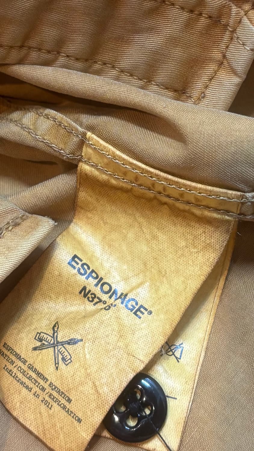 에스피오나지 Hurst Dyed Shirts Mustard 상품이미지7