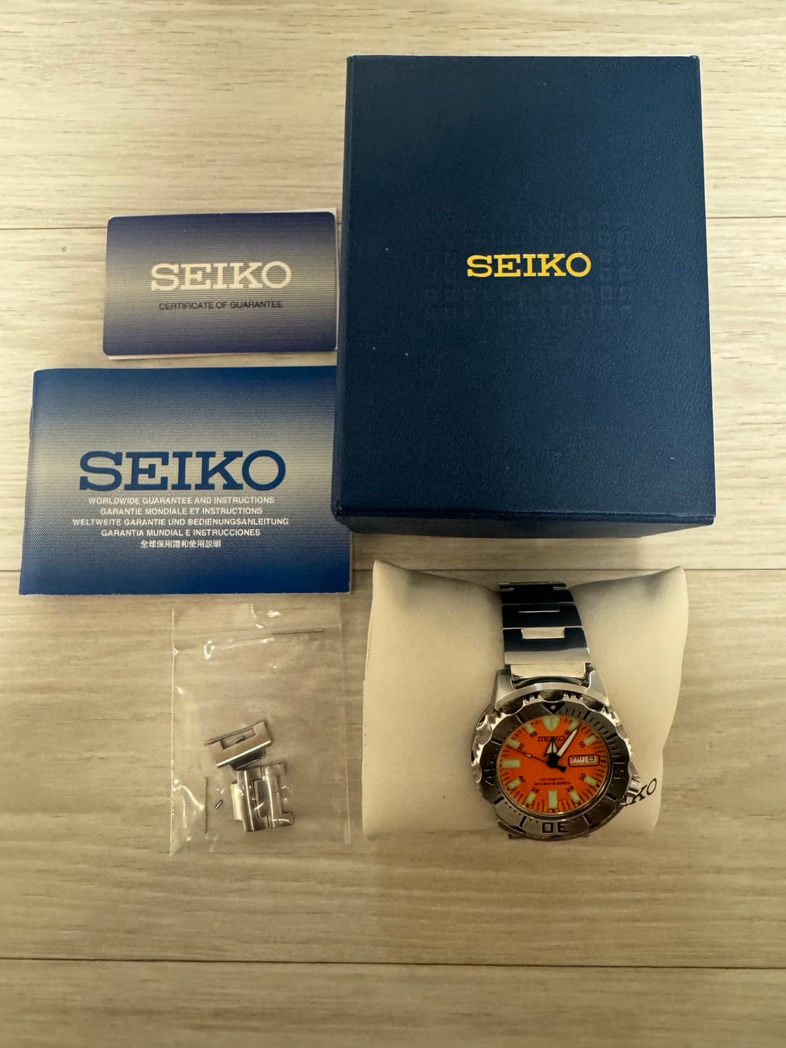 세이코 오렌지몬스터 1세대 판매합니다. 상품이미지2