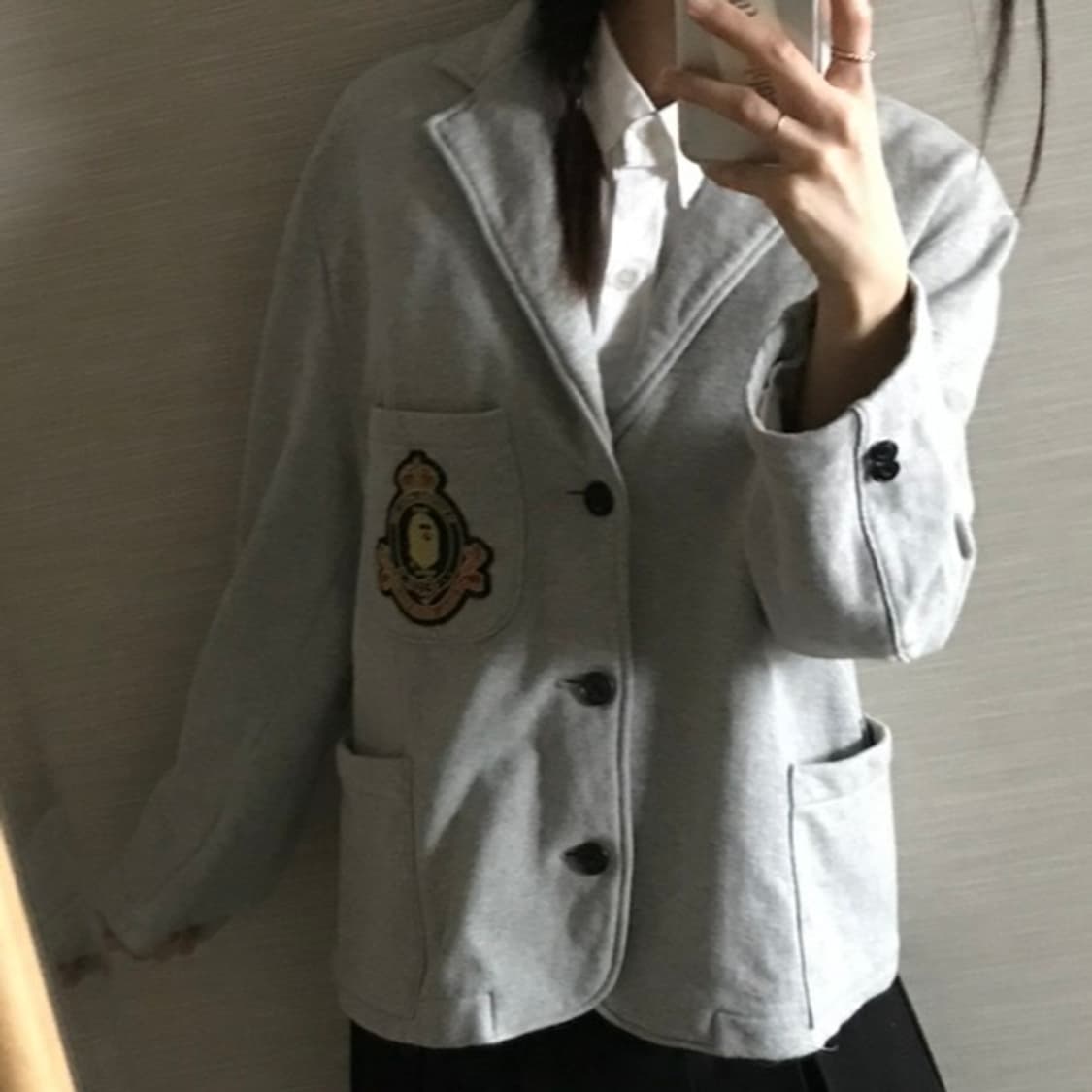 Bape 베이프 패치 코튼 블레이저 상품이미지5