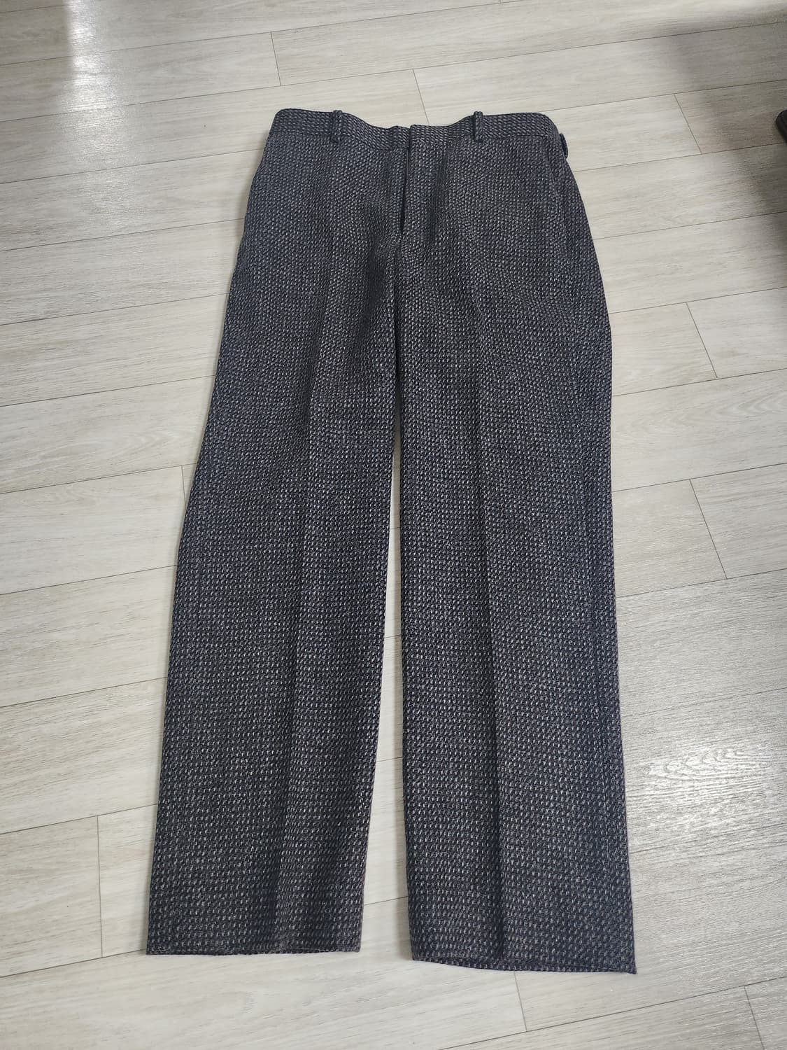 오라리 알파카 울 실크 트위드 슬랙스 5 상품이미지3