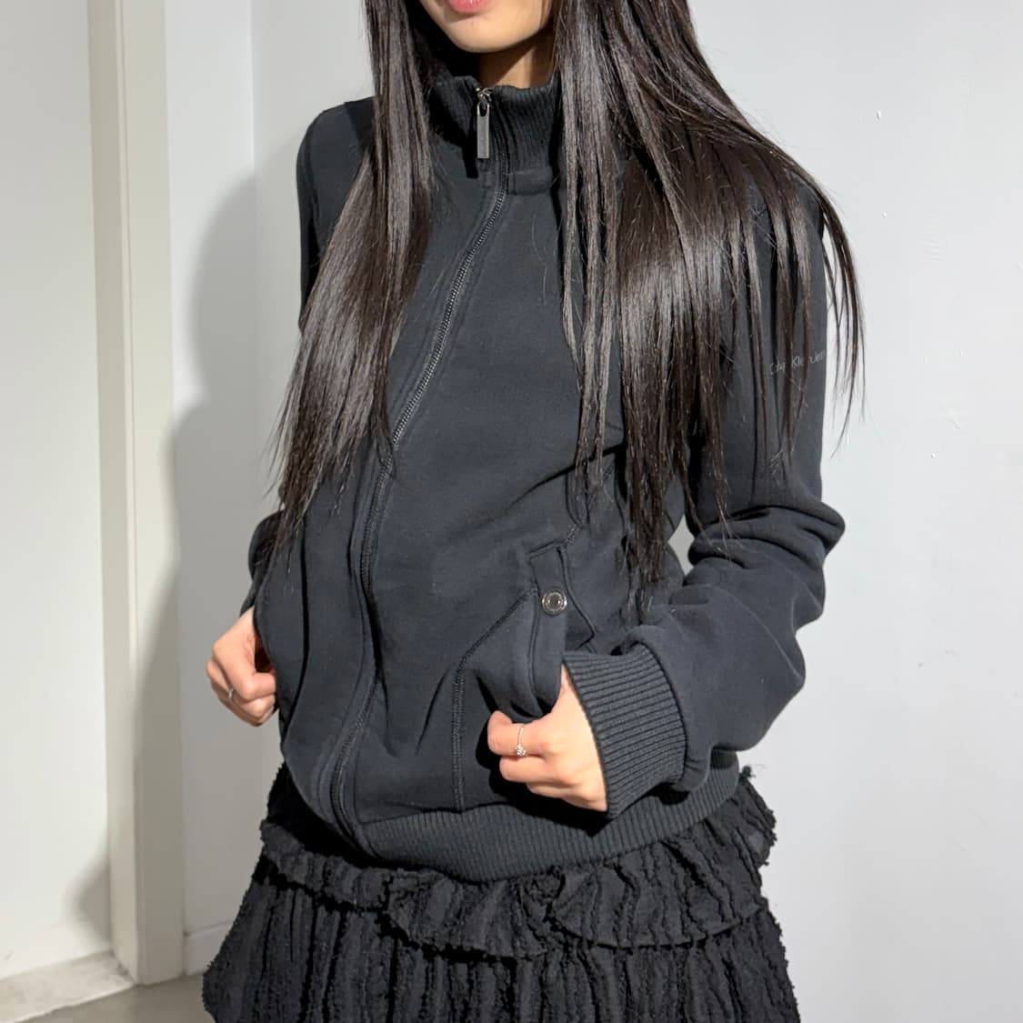 캘빈클라인 코튼 집업 자켓 상품이미지1