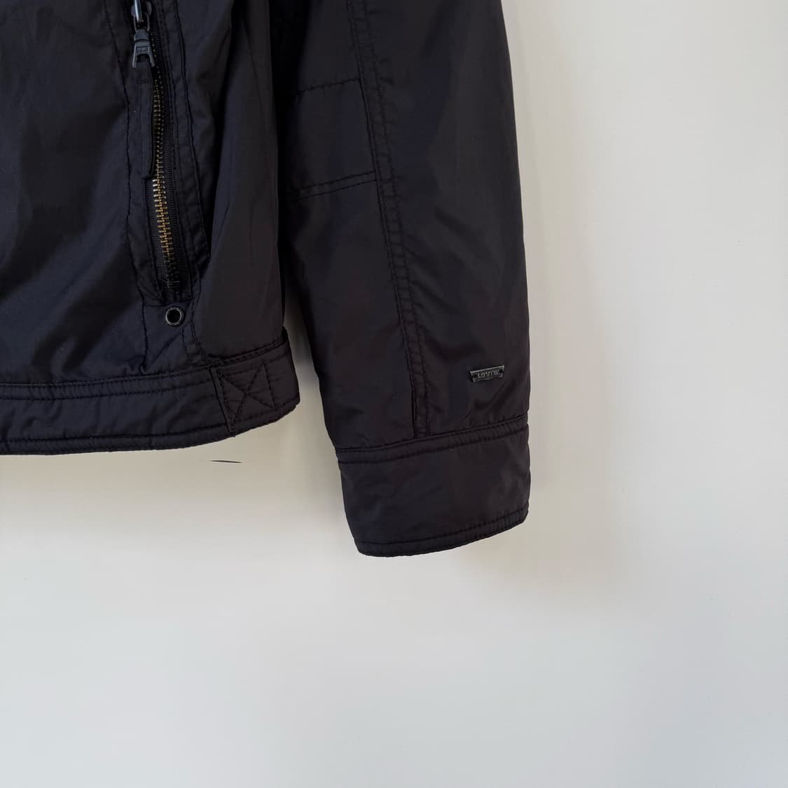 리바이스 Levi’s 하이넥 Y2K 웨스턴 바이커 패디드 나일론 자켓 상품이미지5