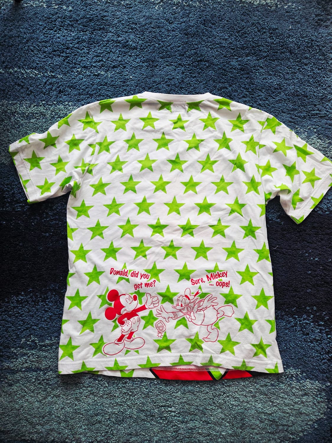 일판 도쿄디즈니리조트 Y2k 미키마우스 스타 반팔티 상품이미지4
