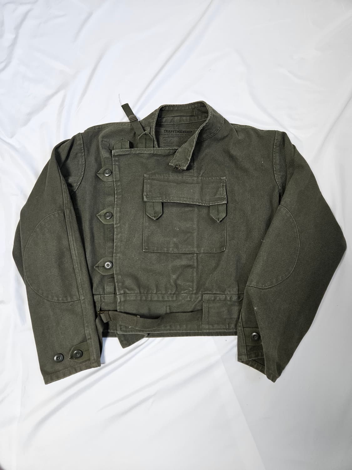 스웨덴군 90s 밀리터리 모터사이클 빈티지 복각 자켓 상품이미지1