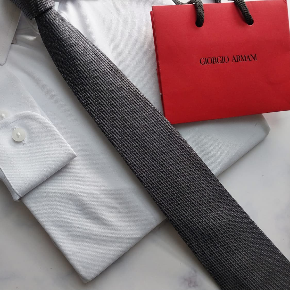 아르마니 꼴레지오니 실크&폴리 넥타이 8.2cm A+등급 K1455
 상품이미지8