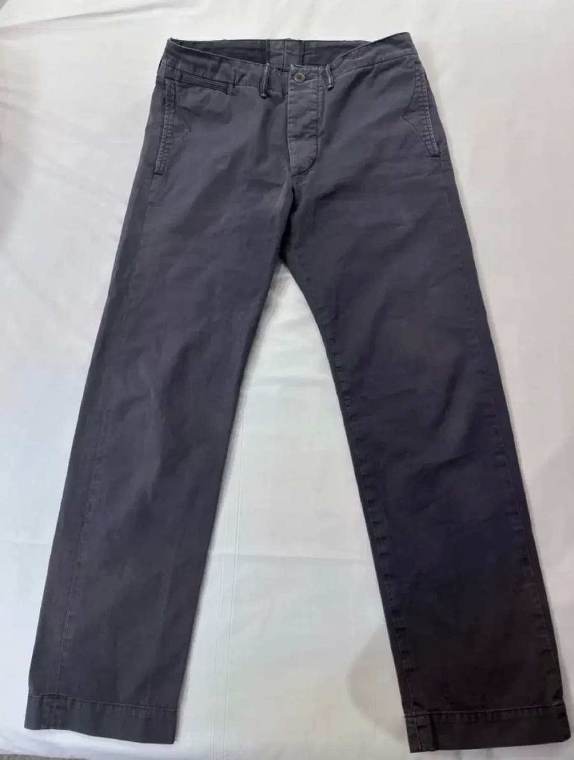 RRL 오피서 치노 팬츠 네이비 30x30 상품이미지1