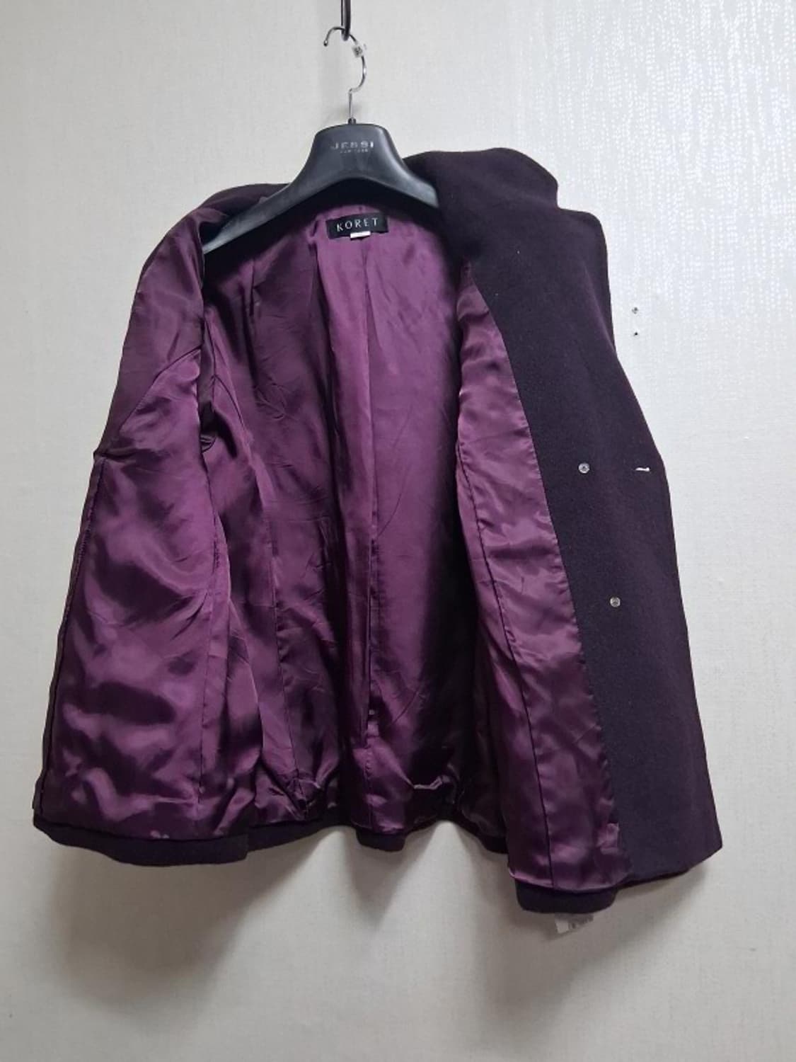 일본수입 KORET 진보라 100% 앙고라 울숏쟈켓 미착용 고품질 66
 상품이미지4