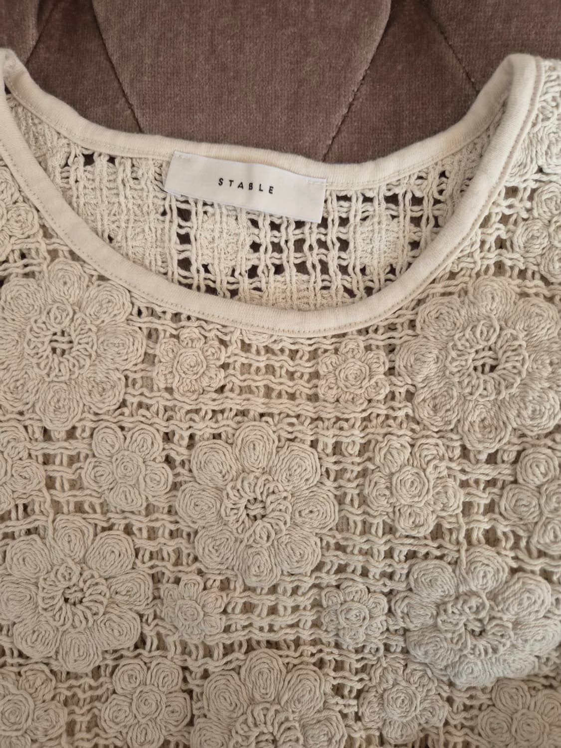 스테이블 Stable 여성 플라워모티브크로셰조끼 FREE 상품이미지7