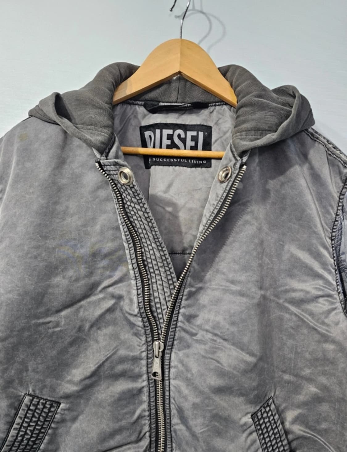 디젤 후드 퀼팅 점퍼 105 상품이미지2