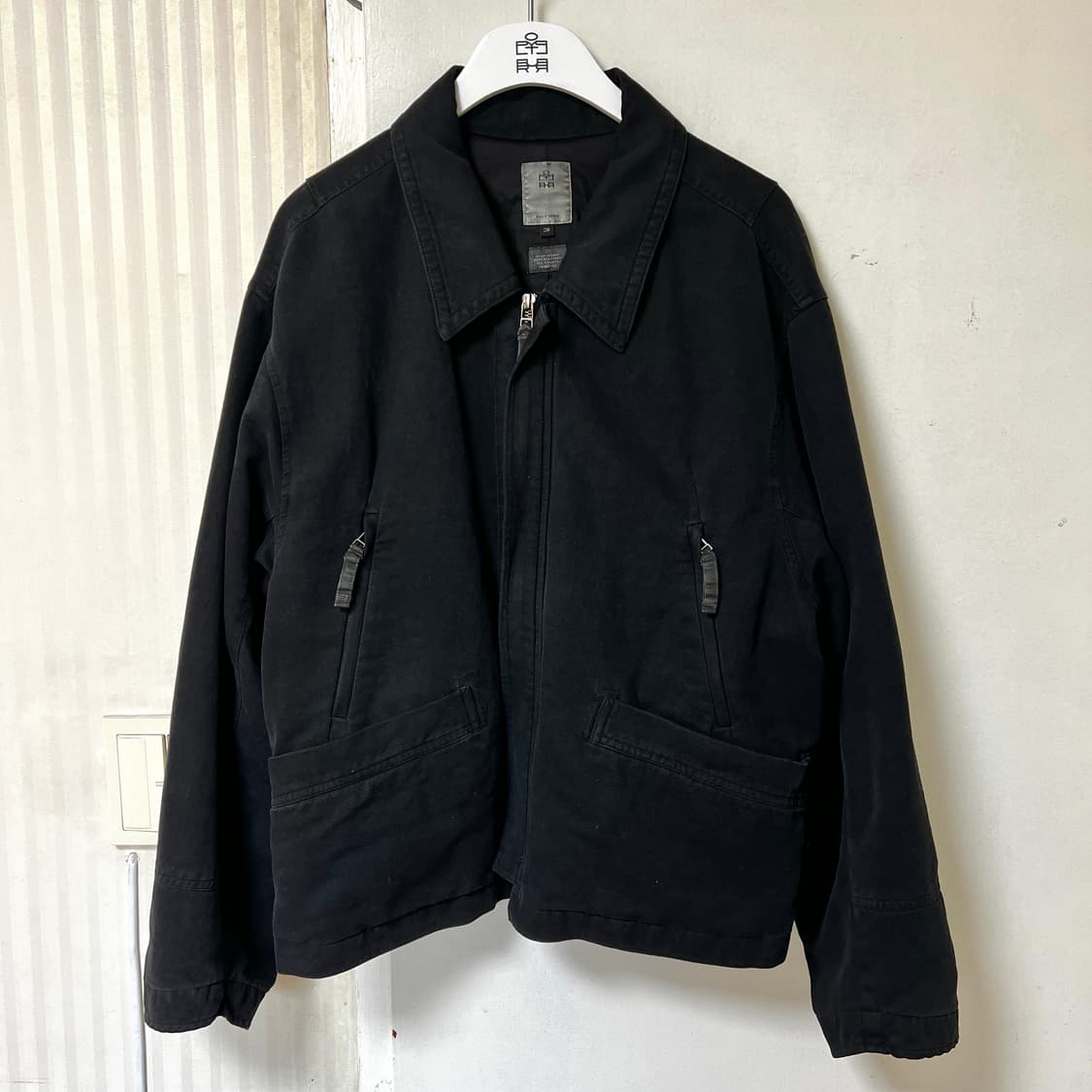 폴리테루 hvc 라이더 자켓 3사이즈 블랙 상품이미지2