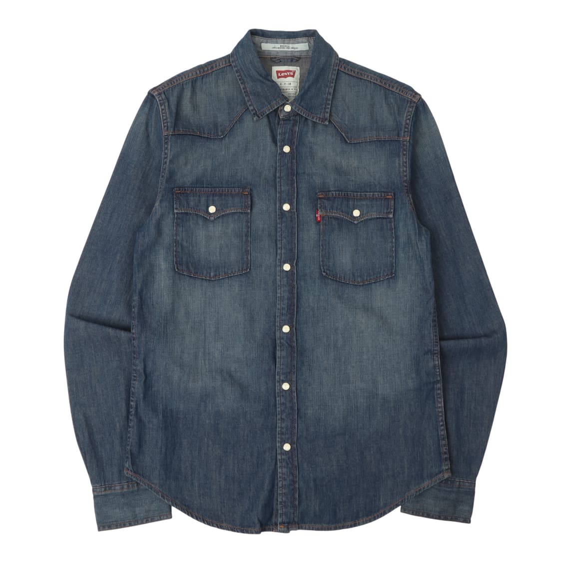 리바이스 워시드 웨스턴 데님 셔츠 상품이미지1