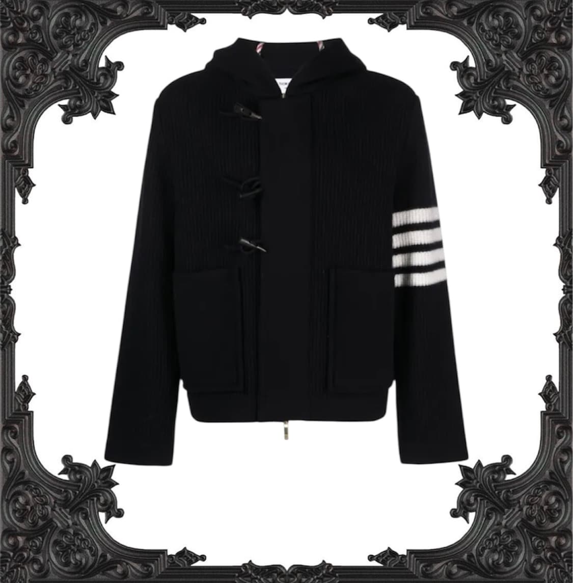 톰브라운 네이비 떡볶이 울 자켓 상품이미지1