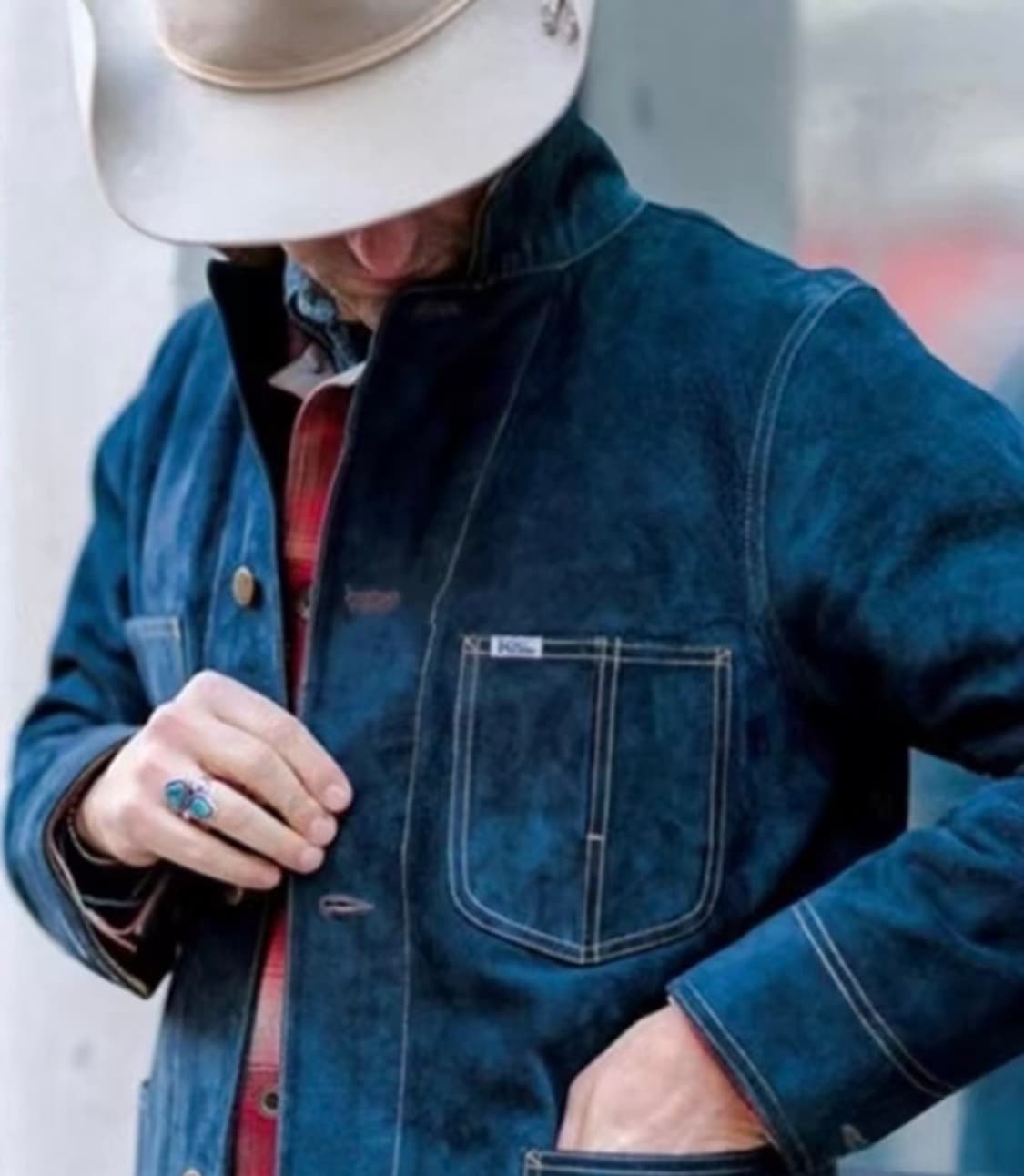 rrl 스웨이드 초어자켓 m 상품이미지1