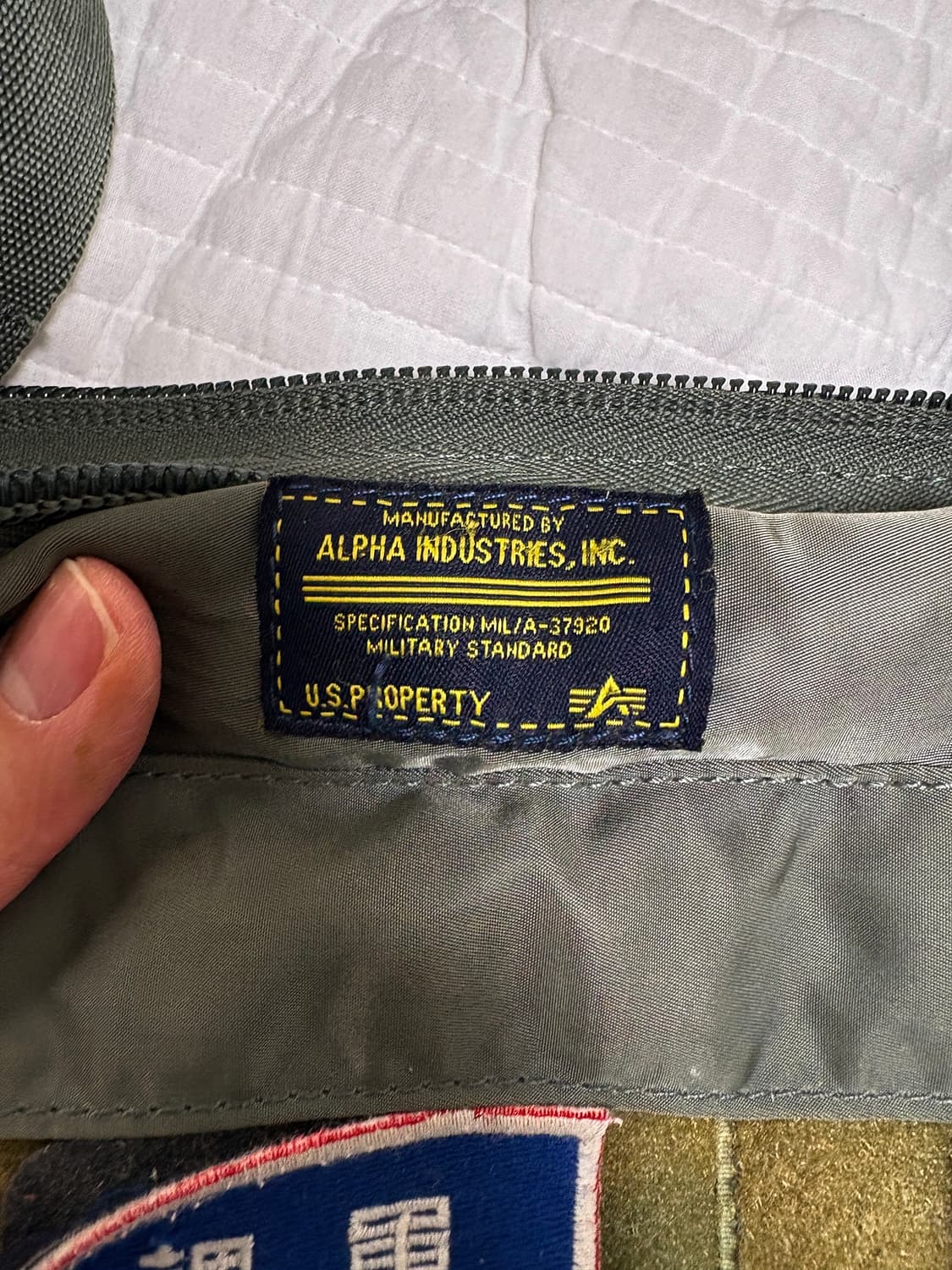 Alpha industries mil patch helmet bag 상품이미지3