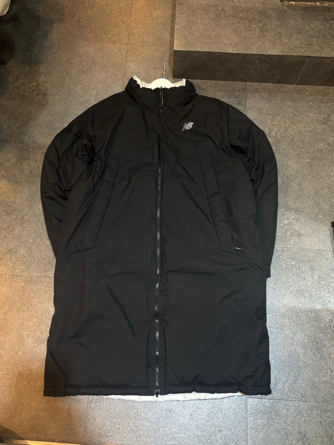 뉴발란스 양면 리버시블 롱패딩 105사이즈 상품이미지2