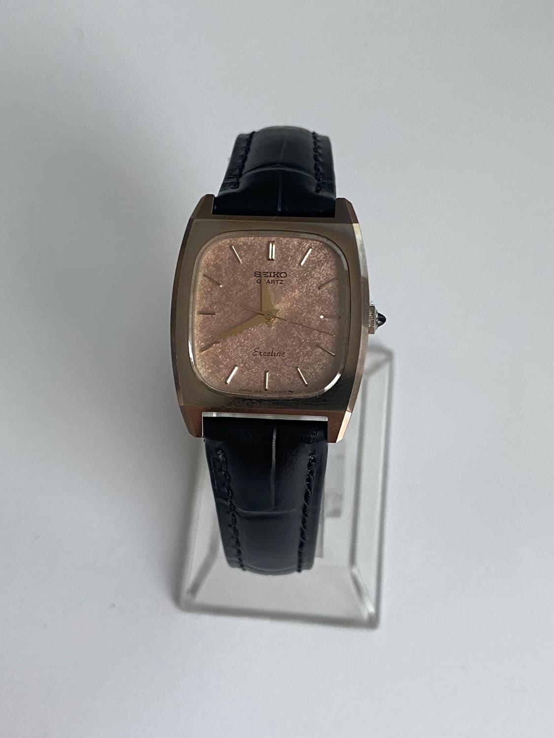 Seiko 스퀘어 쿼츠 엑셀린 로즈골드 상품이미지2