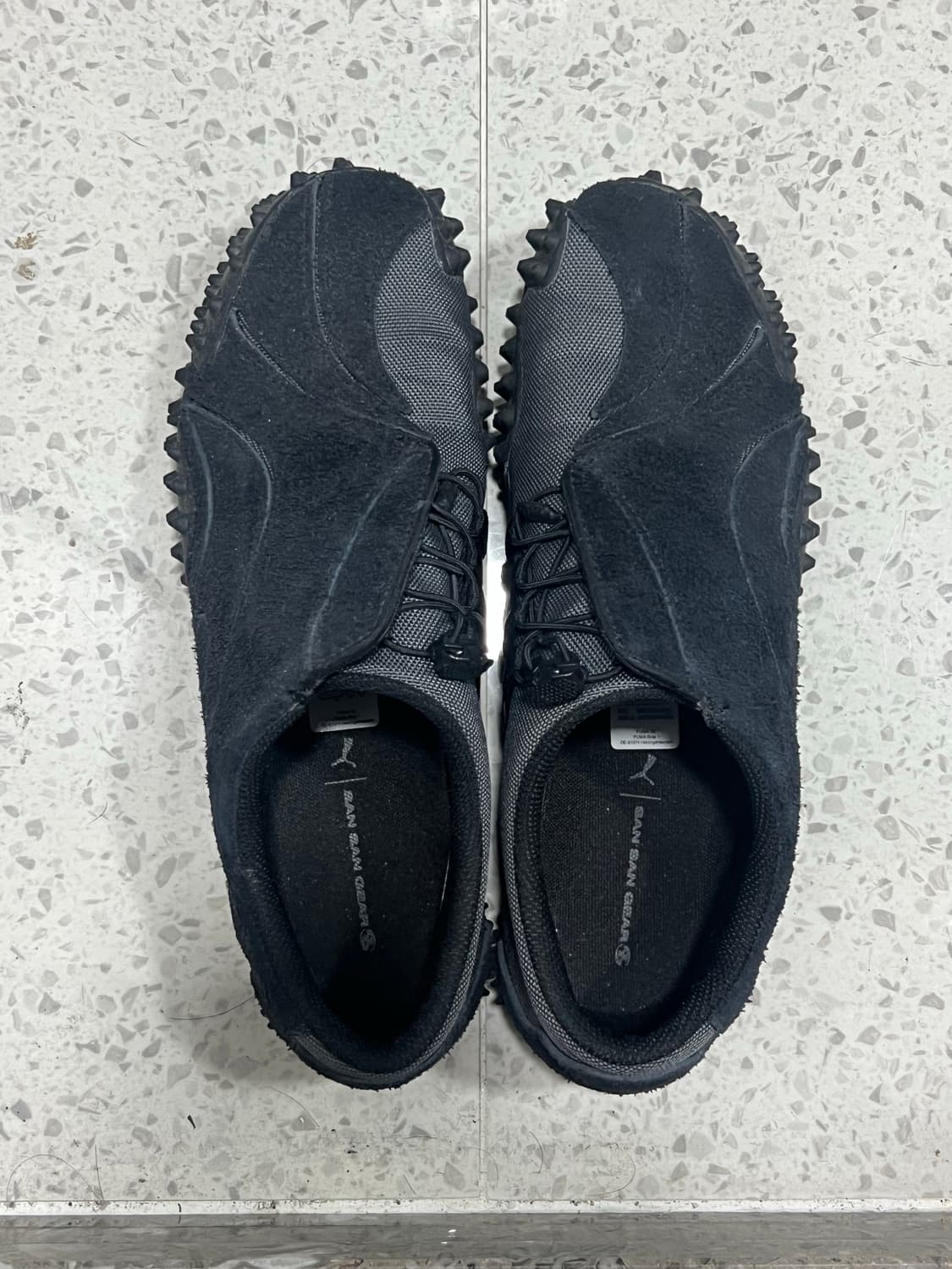 푸마 x 산산기어 모스트로 케이지 블랙 쉐도우 그레이 280 상품이미지2