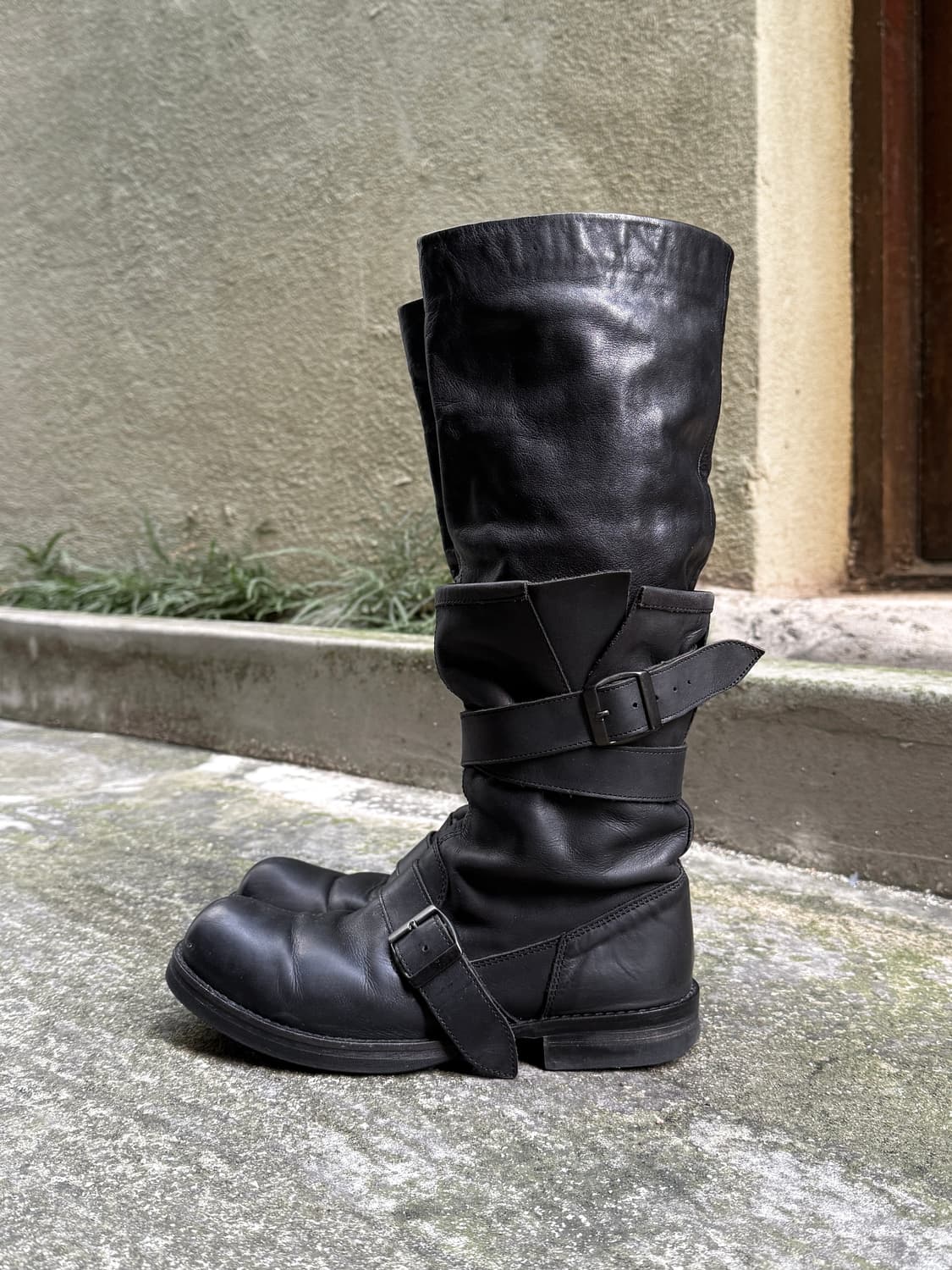 JPN 버클 레더 부츠 상품이미지2