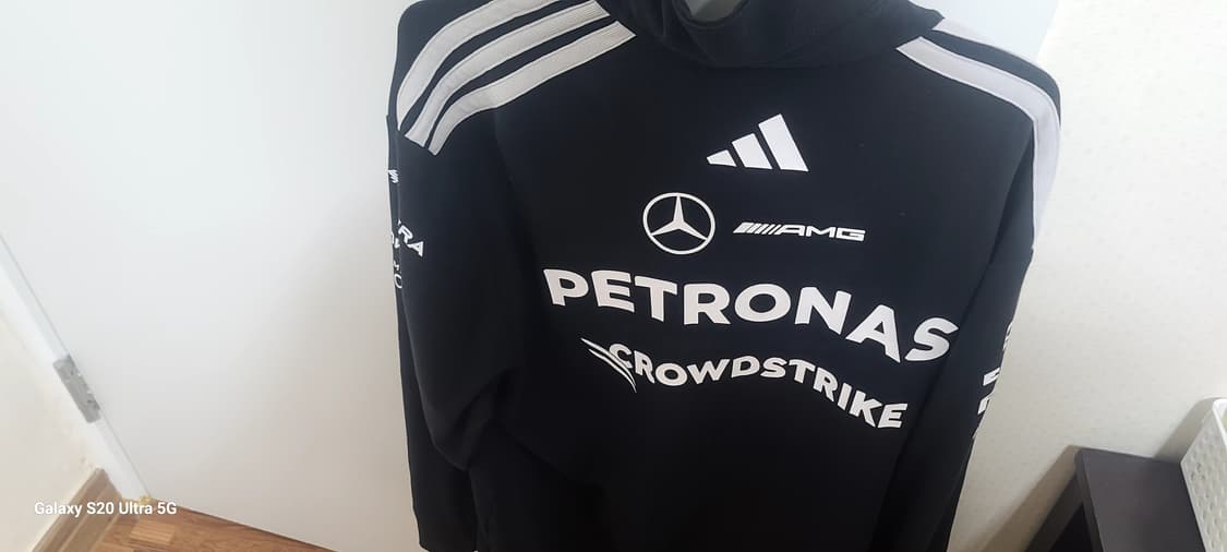 메르세데스 amg f1 팀 엔지니어 롱 슬리브 폴로 XL 상품이미지2