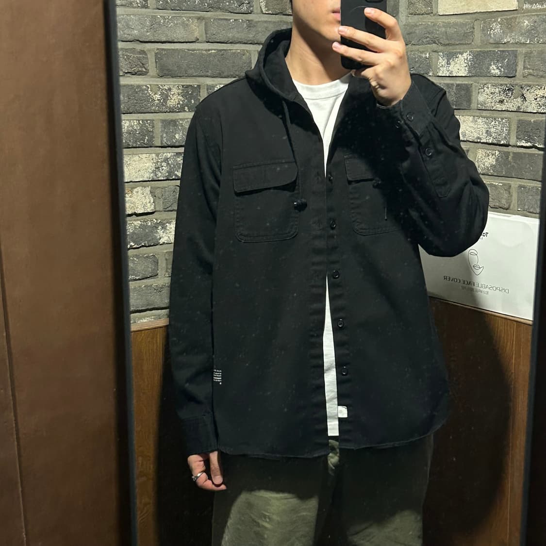 L) 디스이즈네버댓 디네댓 후드 버튼 셔츠 상품이미지9