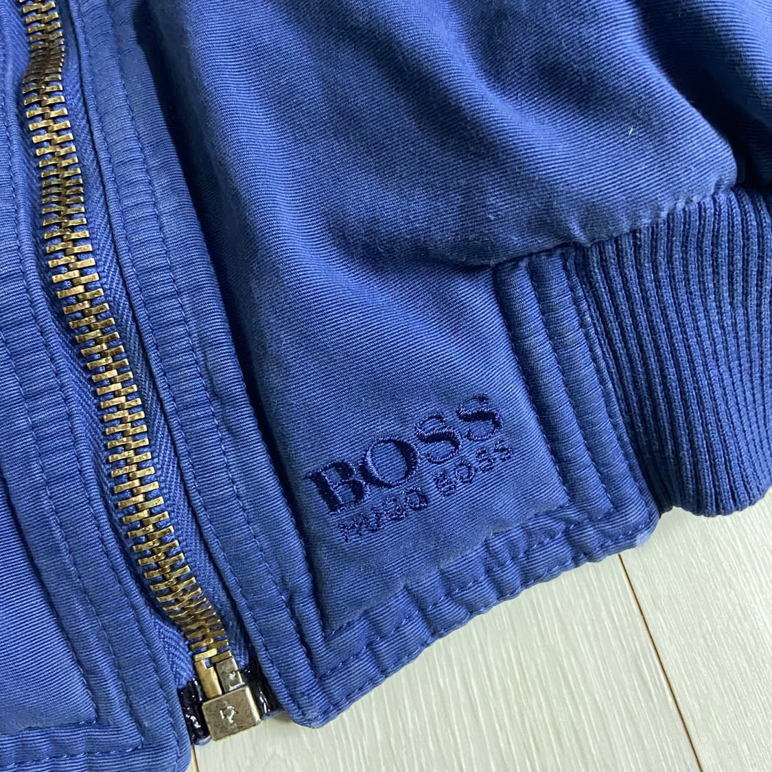 [L] 80s 휴고보스 Hugo Boss 봄버 블루종 자켓 상품이미지3