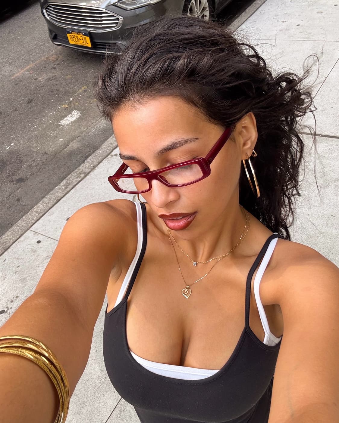 Lexxola Xena Carmine & Clear 안경테 상품이미지2