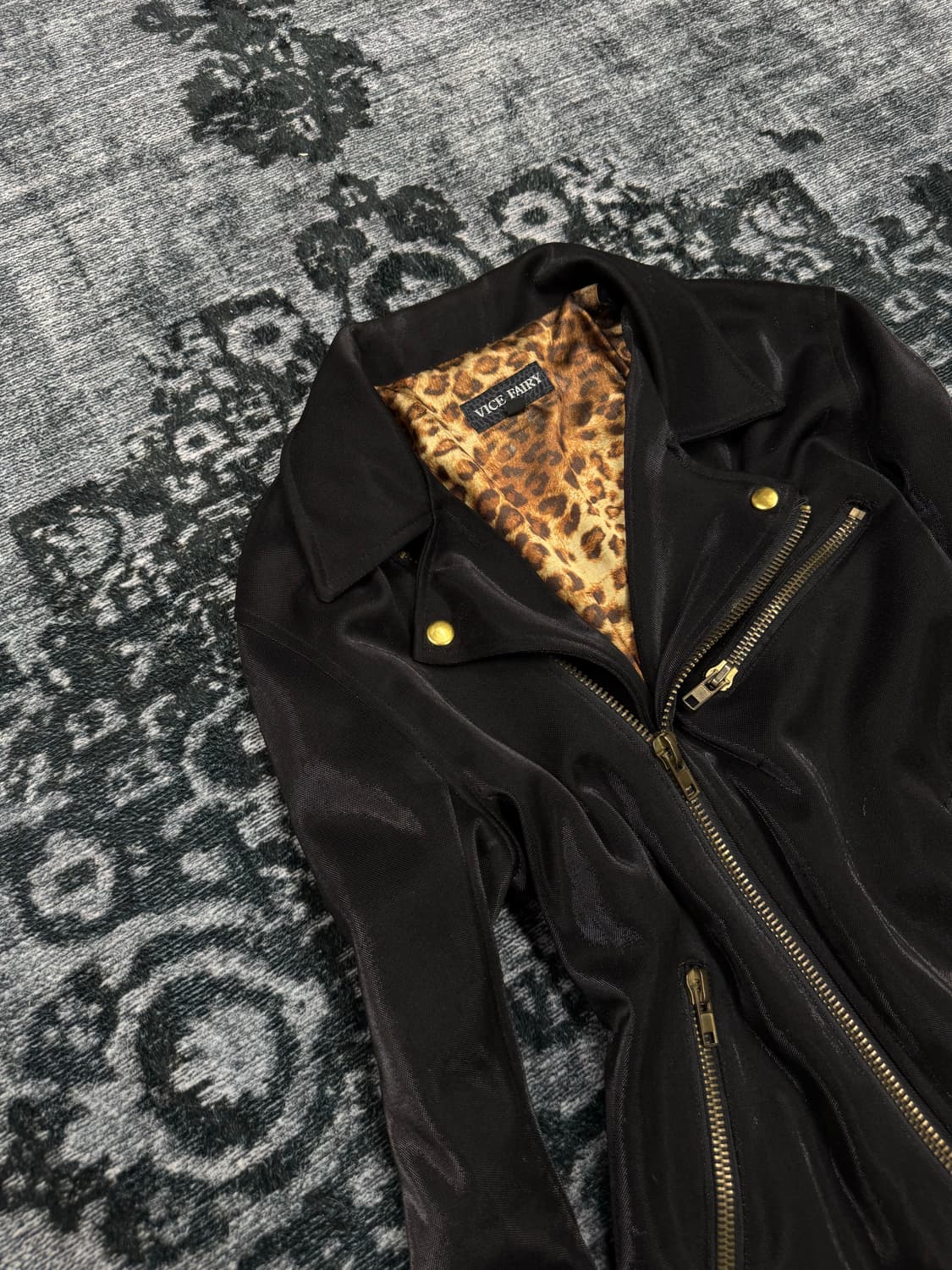 Vice fairy 00s archive satin rider jacke 상품이미지2