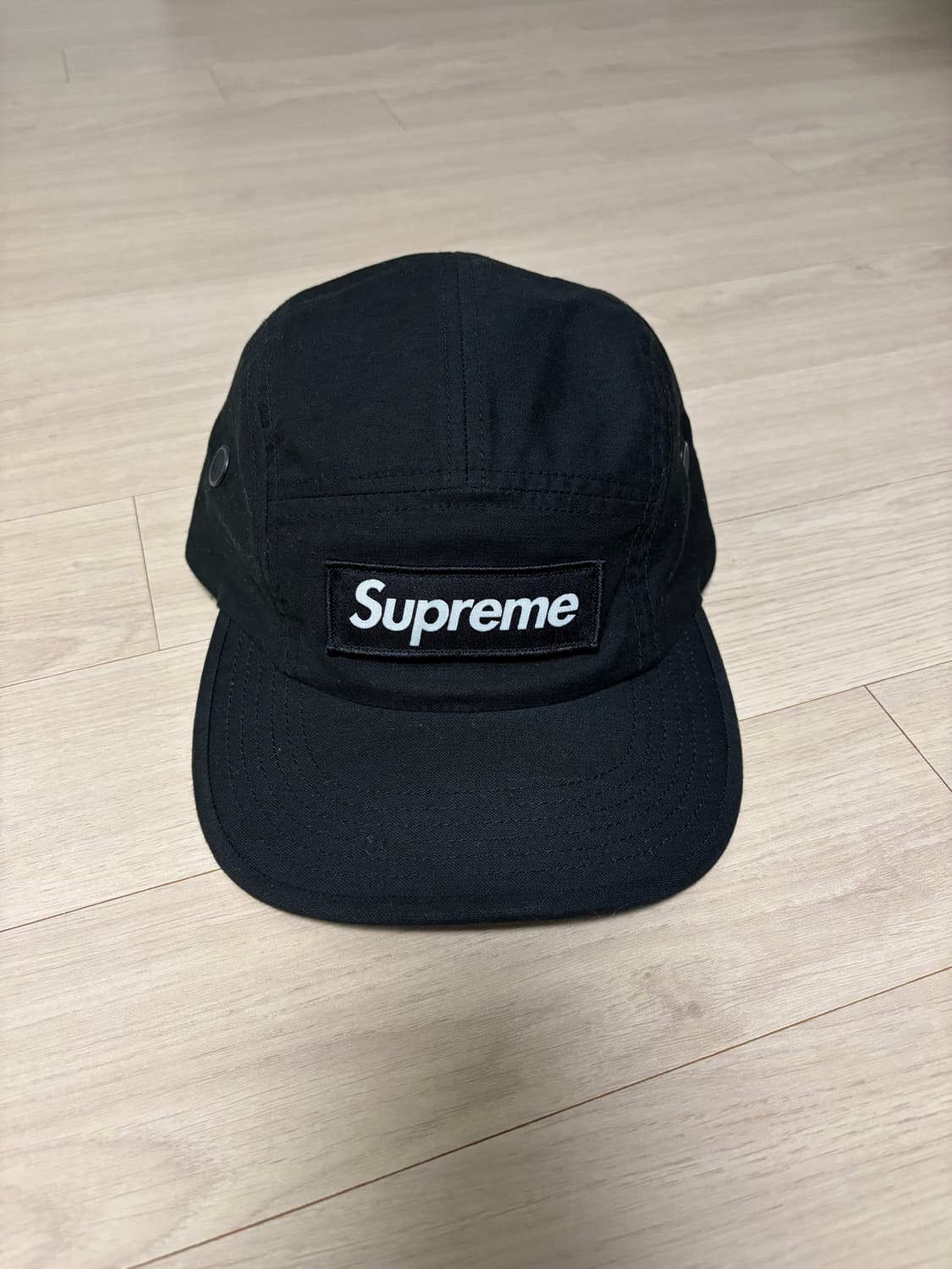 슈프림 밀리터리 캠프캡 블랙 상품이미지2