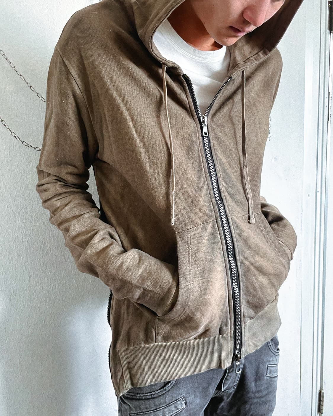 발망 데카르넹 11SS 가먼트워시 크레스트 후드집업 상품이미지2