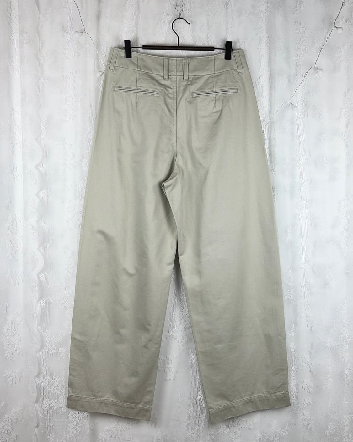 LEMAIRE x UNICLO U wide-fit curved pants 상품이미지3