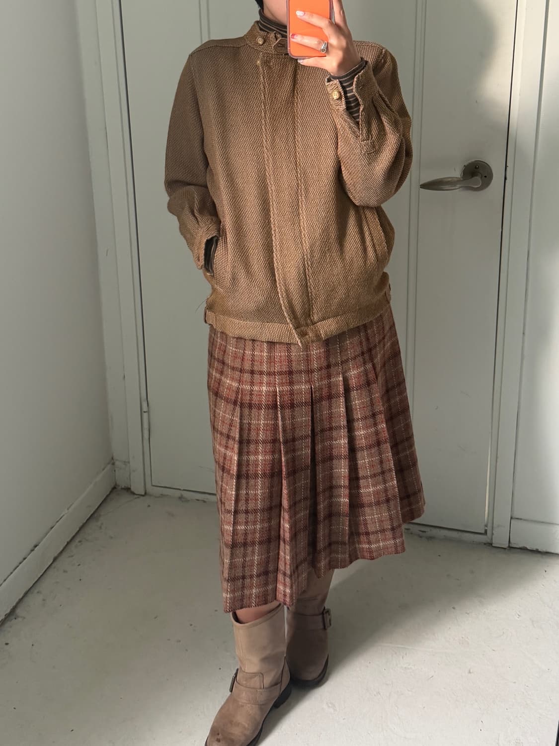 일본빈티지 헤링본 울자켓 상품이미지2