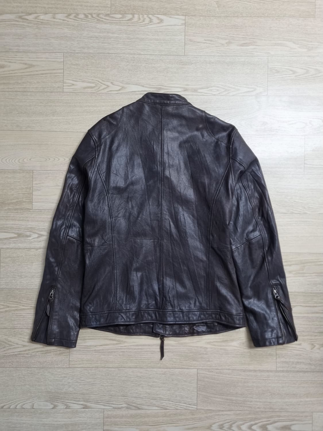 백넘버(back number) 싱글라이더 양가죽 자켓 상품이미지2