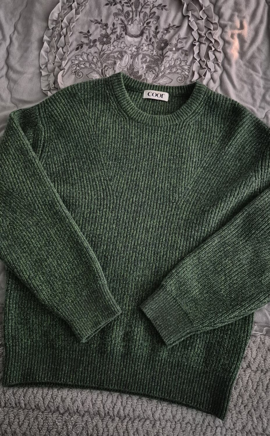 쿠어 캐시팝니트 그린 M 상품이미지1