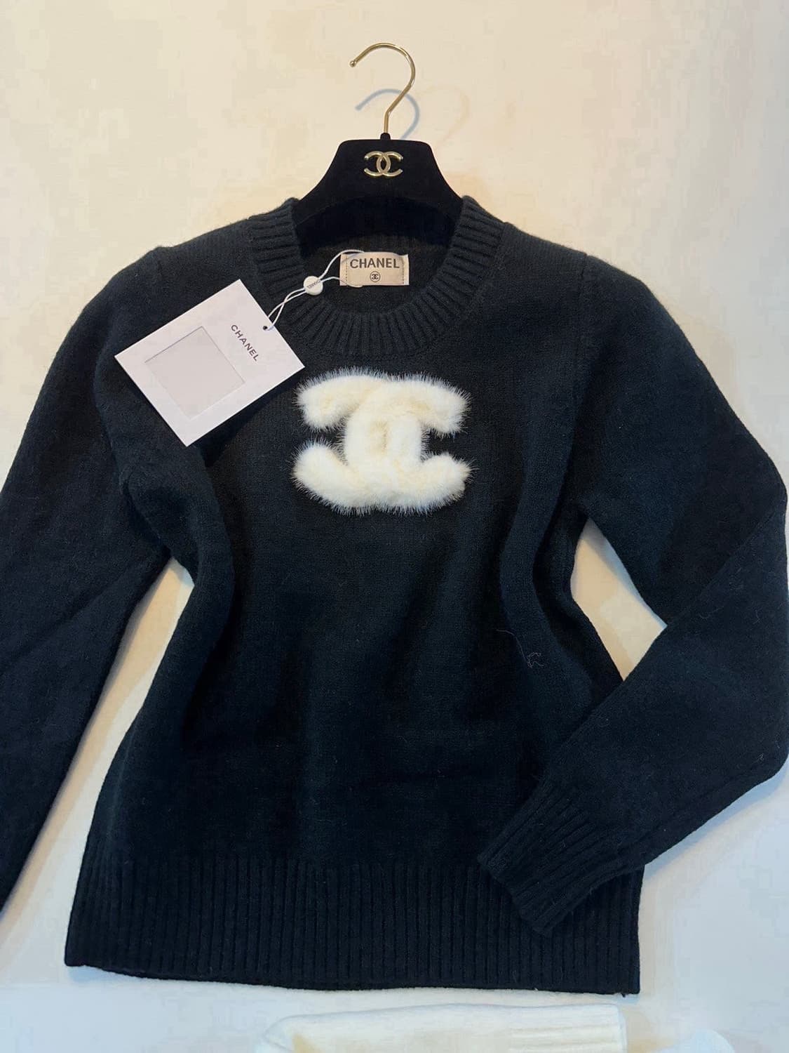 (새상품)샤넬퍼로고니트 상품이미지8