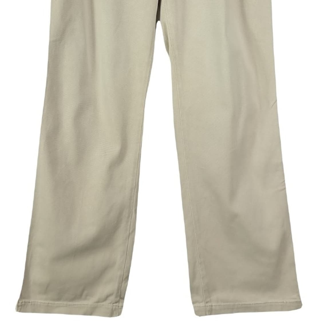 [아르마니] 루즈 스트레이트 미니멀 코튼 팬츠 아이보리 P01520 상품이미지5